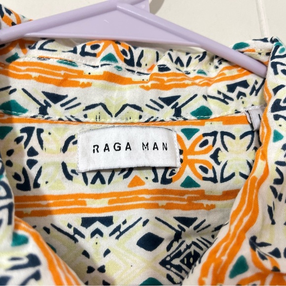 Raga Man Colorful Button-Up Shirt Size L - Picture 5 of 9